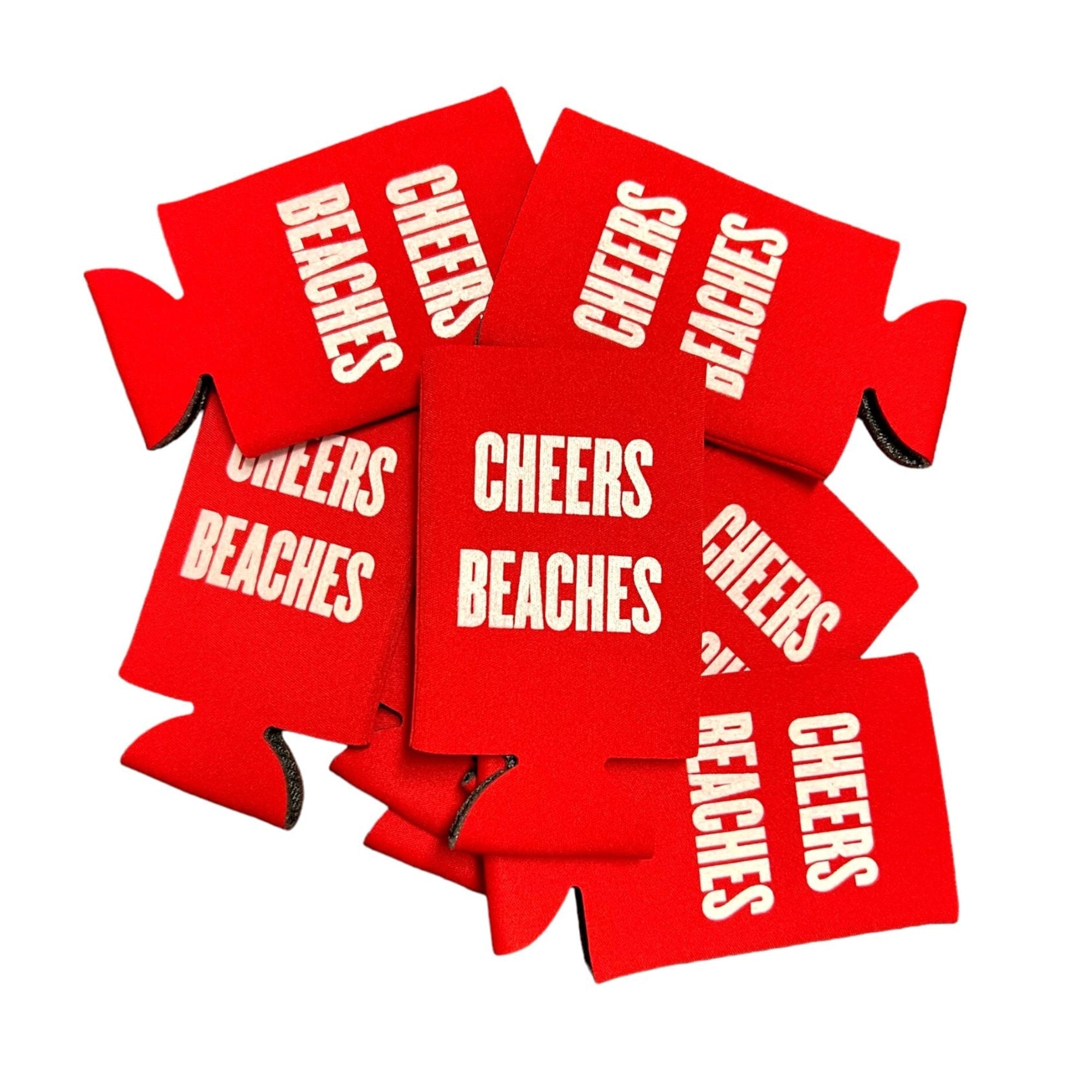Beach Party Can Coolers: Cheers Beaches® - Cheers Beaches