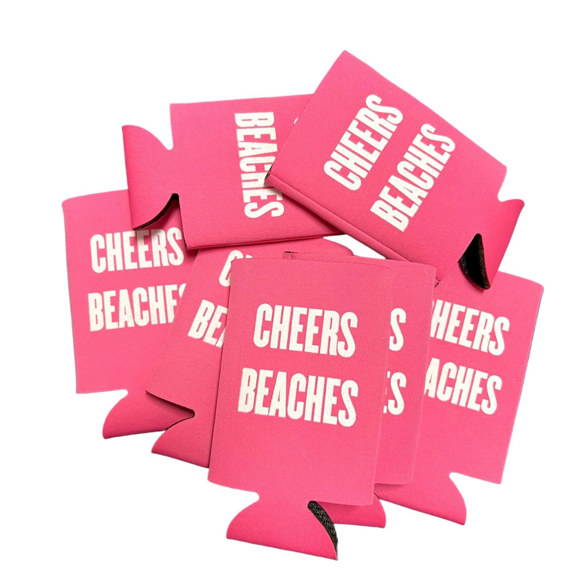 Beach Party Can Coolers: Cheers Beaches® - Cheers Beaches
