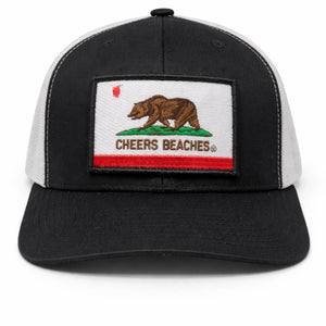 California Flag "Cheers Beaches" Trucker Hat - Cheers Beaches