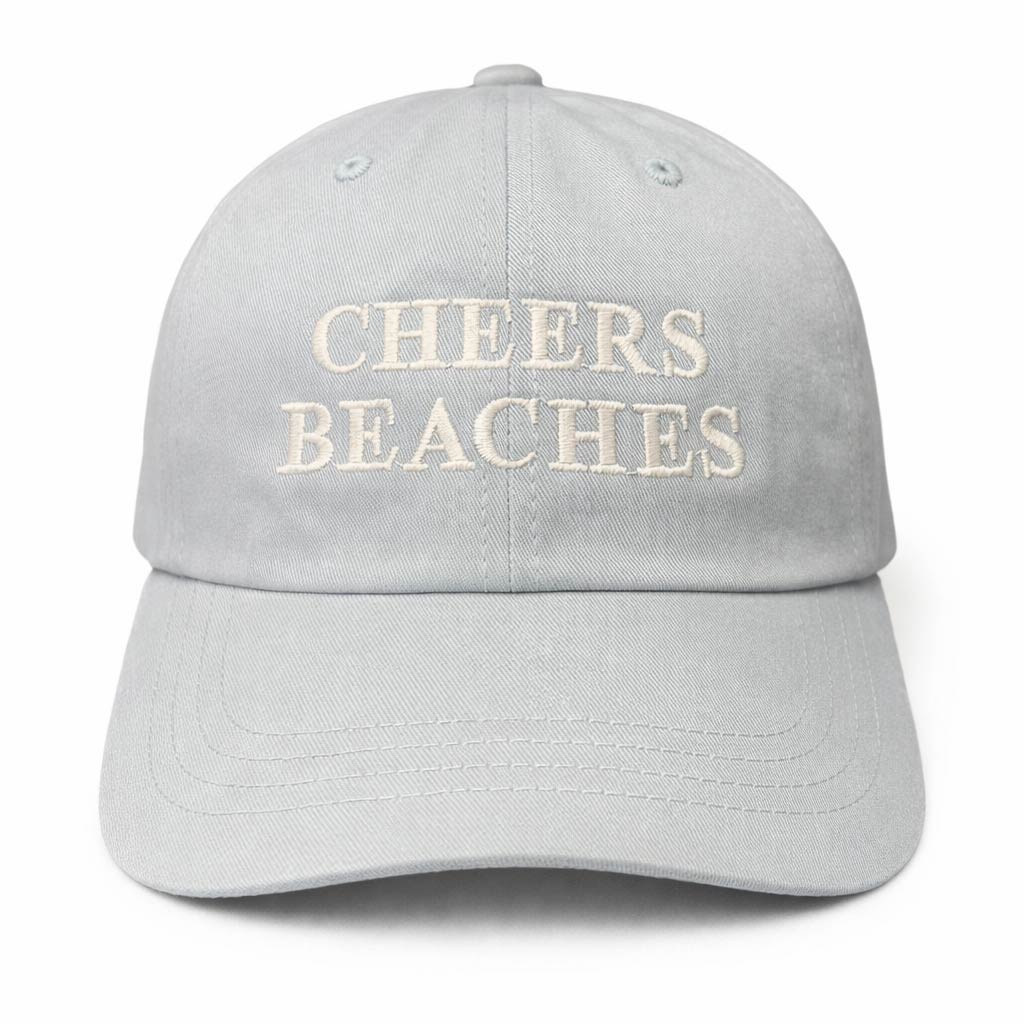 Cheers Beaches Classic Baseball Hat: Fog Grey - Cheers Beaches