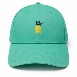 Cheers Beaches Embroidered Pineapple Hat: Seafoam - Cheers Beaches