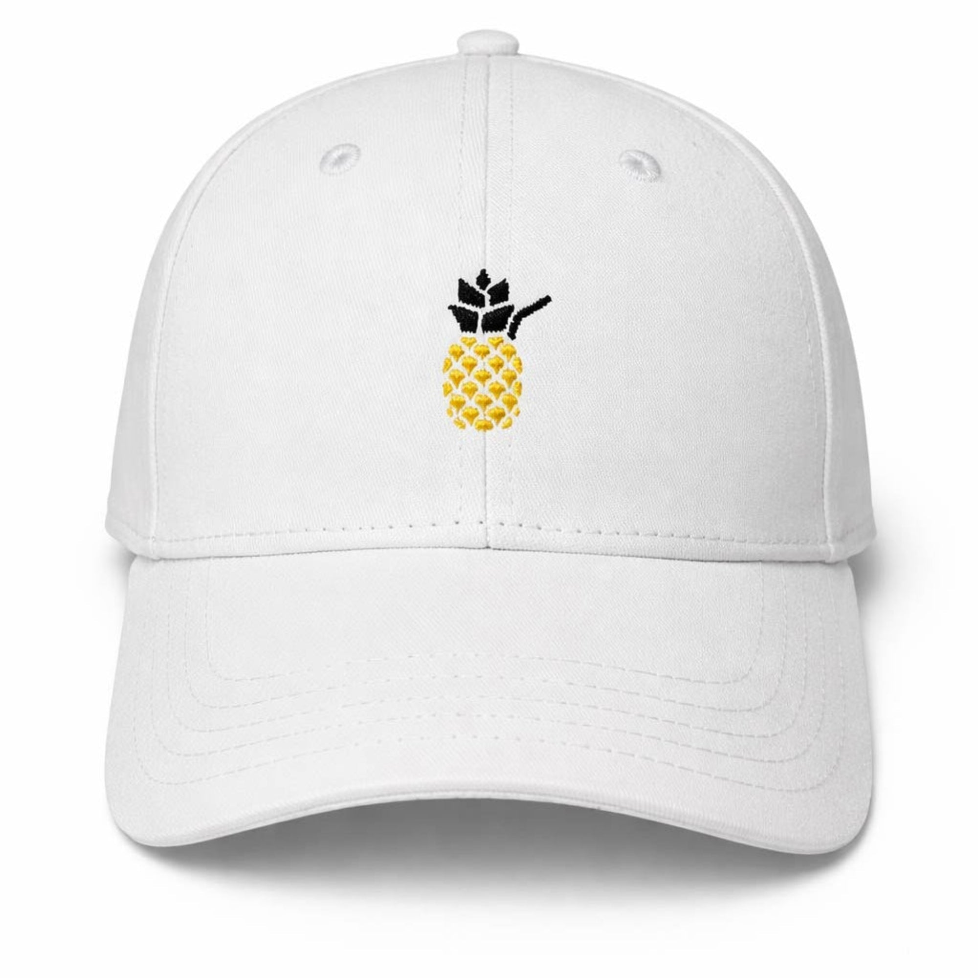 ISO-hemlock hat in white pineapple HEMLOCK HAT COMPANY UPF 50 STRAW HAT NIGHTCAP PINEAPPLE  main image 4
