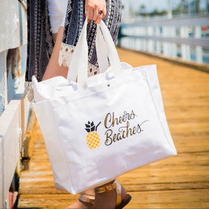 Cheers Beaches Pineapple Tote Bag - Cheers Beaches