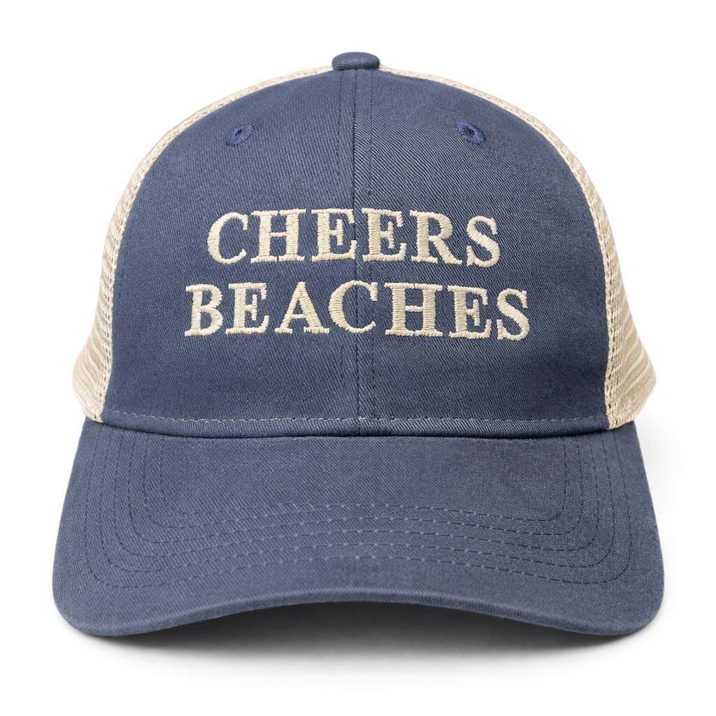 Cheers Beaches® Ponytail Trucker Hat – Women's Beach Hat - Cheers Beaches