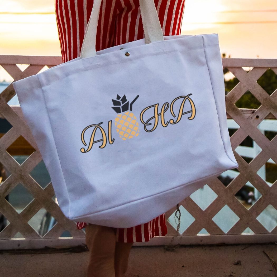 Aloha Waterproof Beach Tote Bag - Cheers Beaches