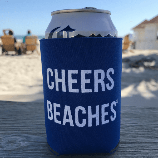 Cheers Beaches Accessories Cheers Beaches® Royal Blue Can Cooler