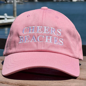 Cheers Beaches Accessories Universal / Pink Cheers Beaches Snap-Back Classic Baseball Hat: Pink