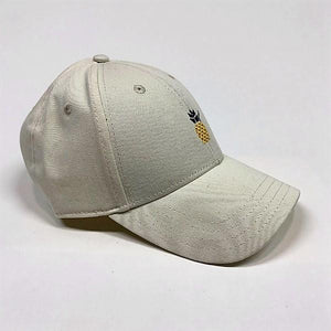 Cheers Beaches Accessories Universal / white Cheers Beaches Embroidered Pineapple Hat: Cream