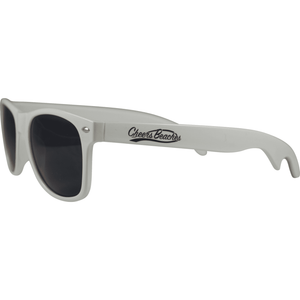 Cheers Beaches Bottle Opener Sunglasses: Black - Cheers Beaches
