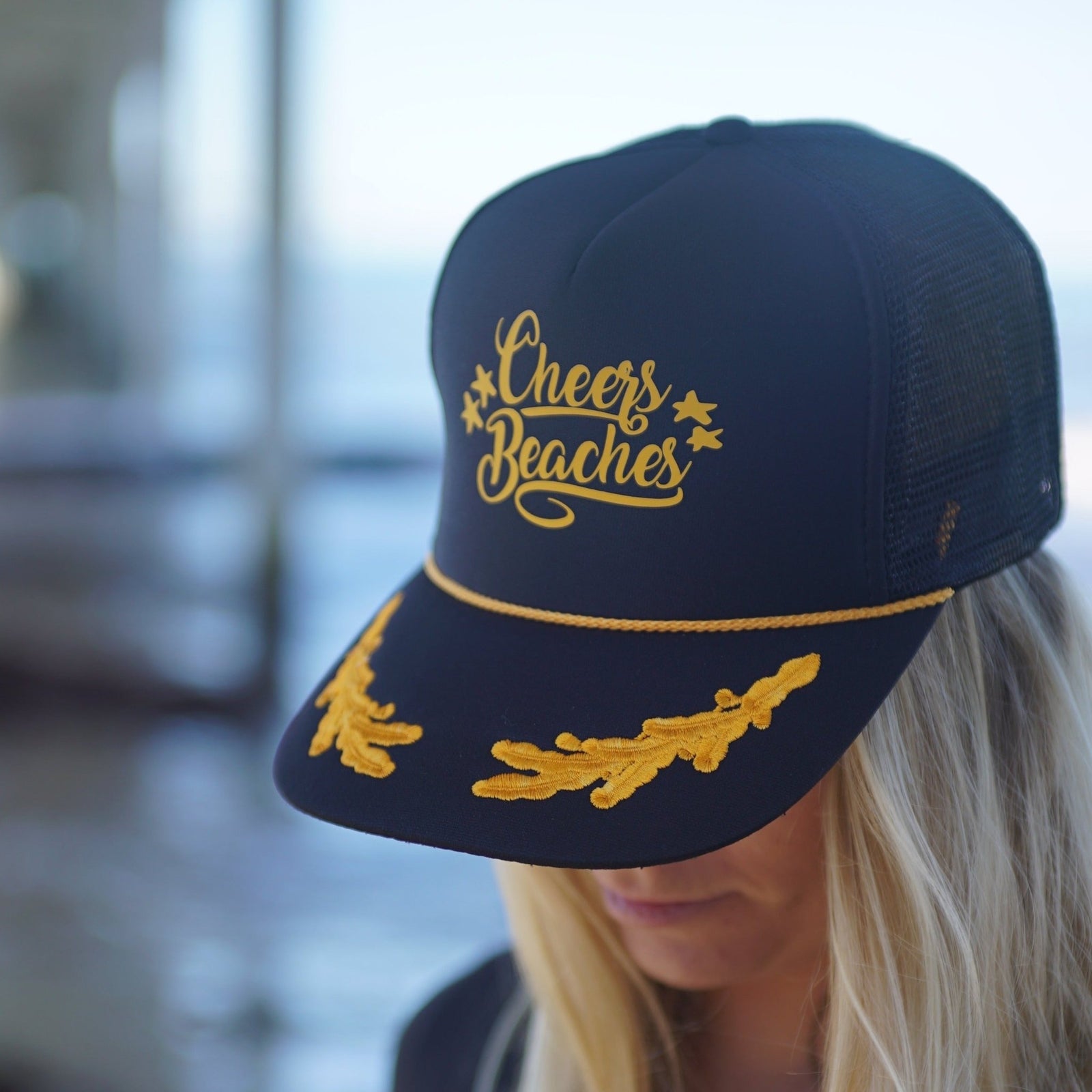 Cheers Beaches Captain's Trucker Hat - Cheers Beaches