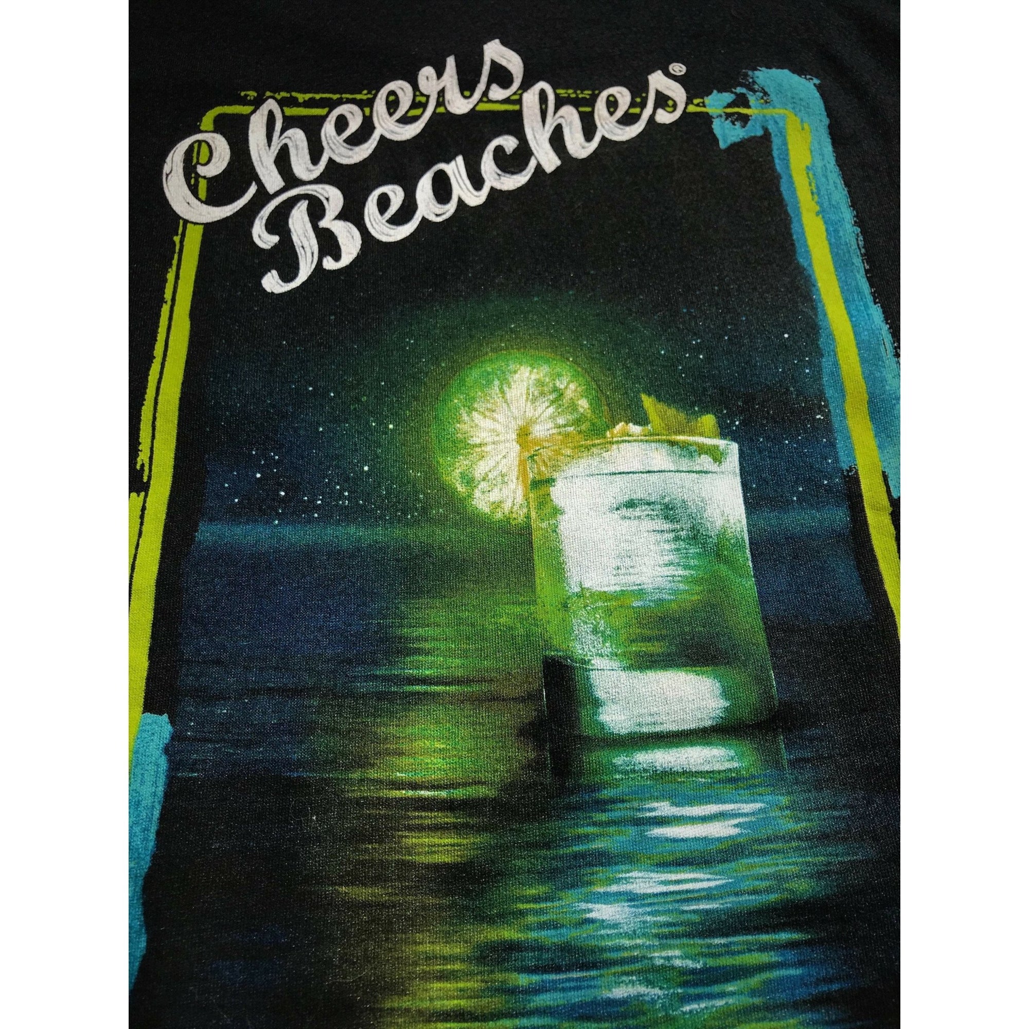 Cheers Beaches "End The Night Right" T-shirt: Black - Cheers Beaches