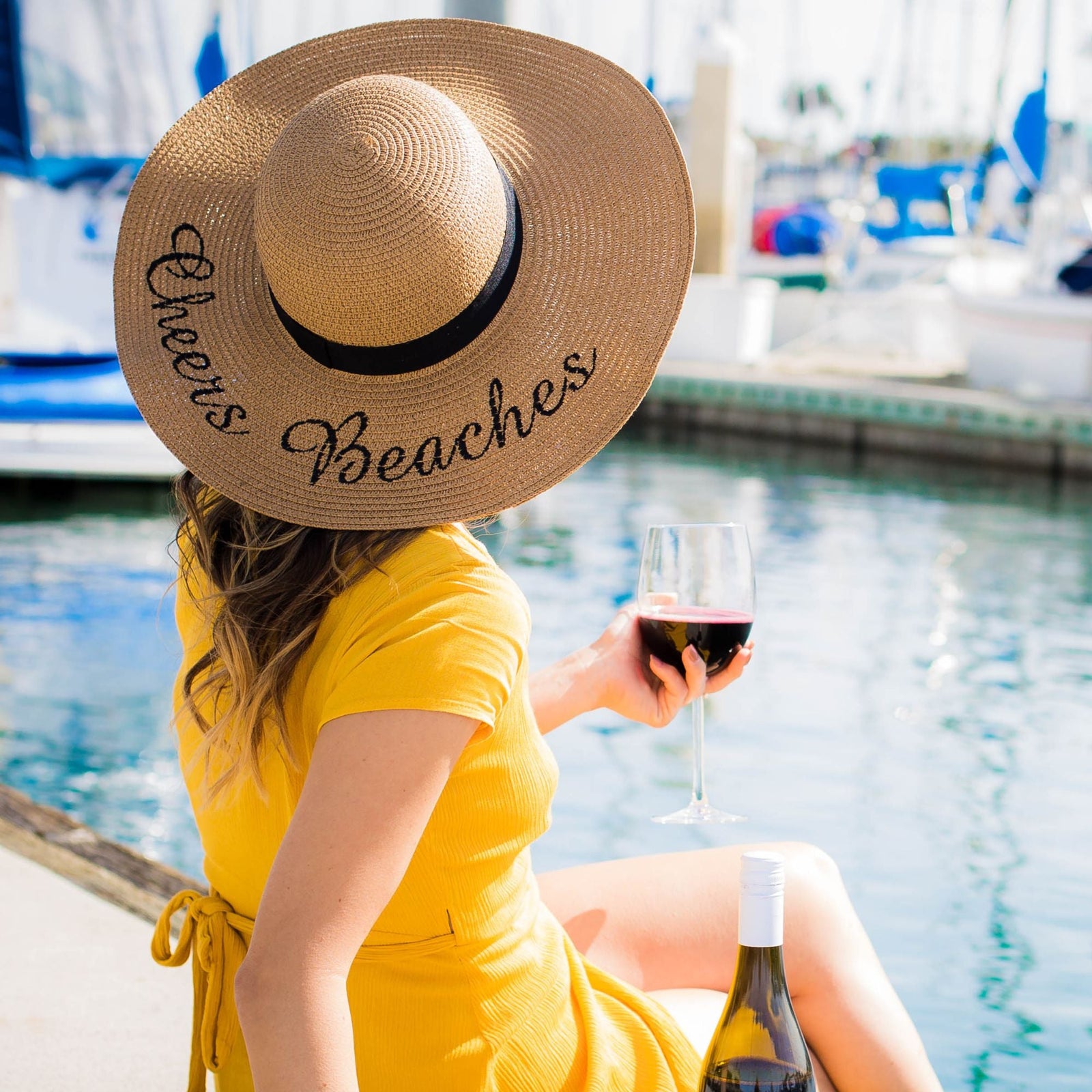 Cheers Beaches Floppy Sun Hat: Tan - Cheers Beaches