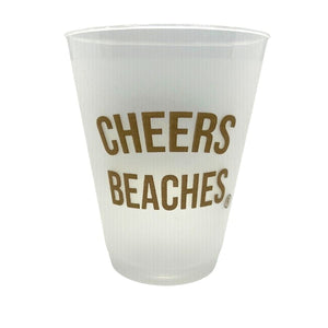 Cheers Beaches Frosted Party Cup: Set of 8 - Cheers Beaches