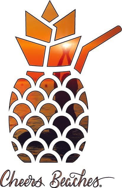 Cheers Beaches Namaste Pineapple Sunrise Racerback - Cheers Beaches