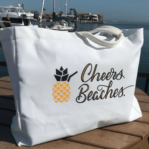 Cheers Beaches Pineapple Tote Bag - Cheers Beaches