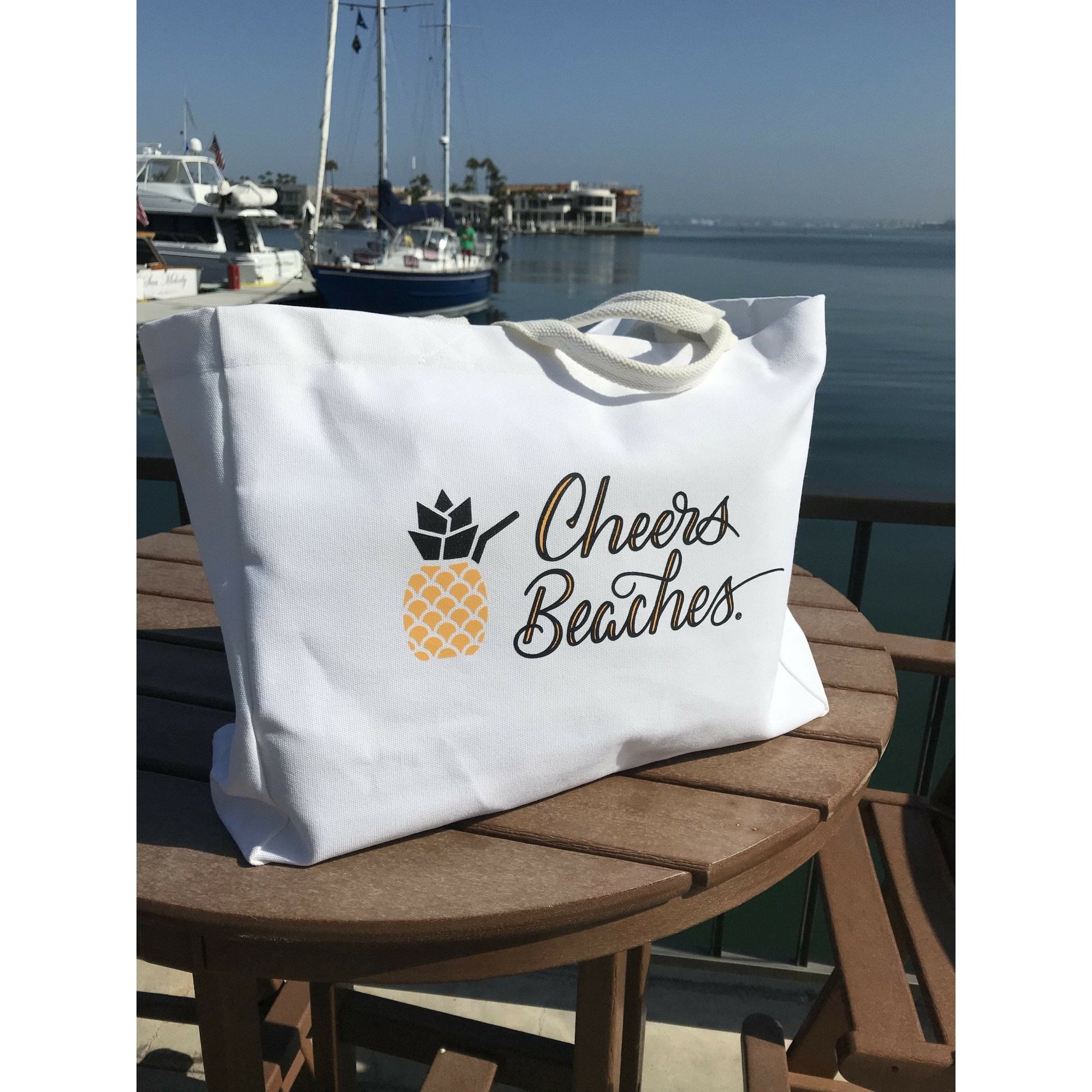 Cheers Beaches Pineapple Tote Bag - Cheers Beaches