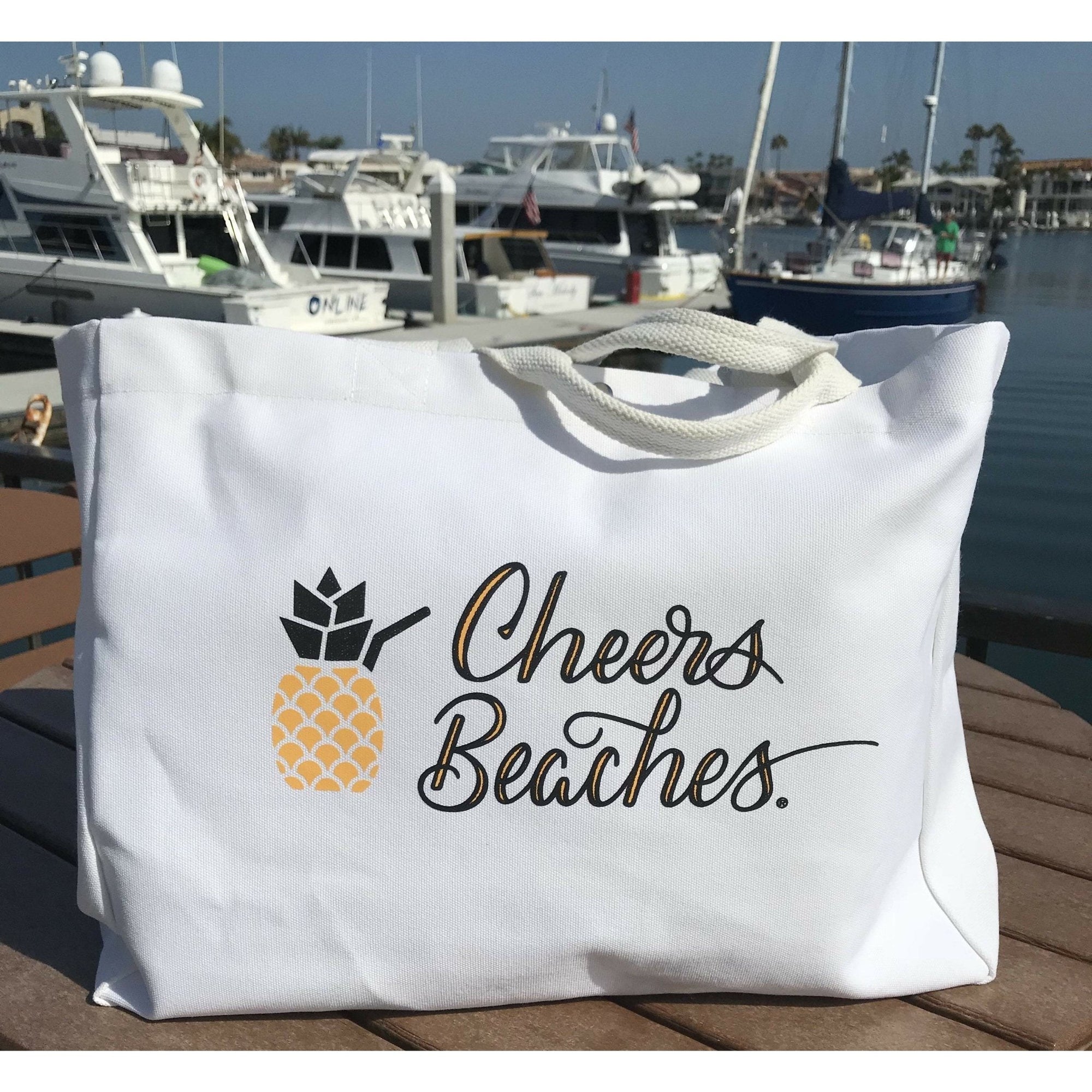 Cheers Beaches Pineapple Tote Bag - Cheers Beaches