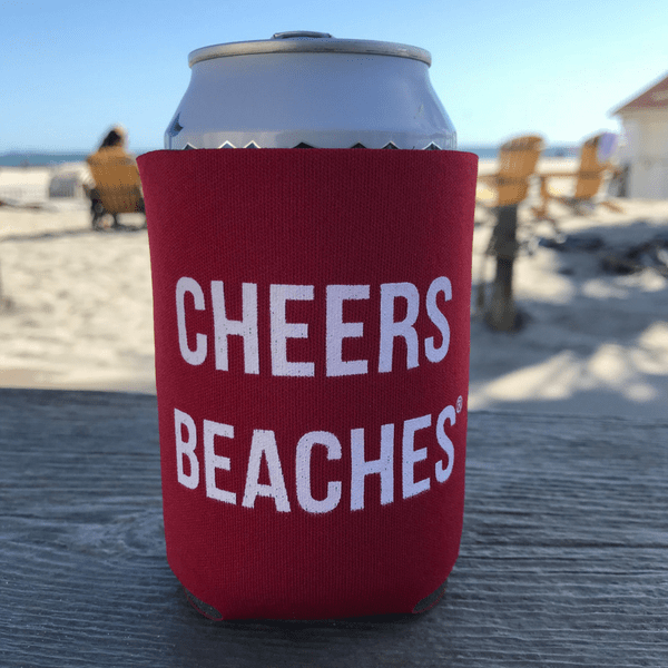 Cheers Beaches® Red Can Cooler - Cheers Beaches