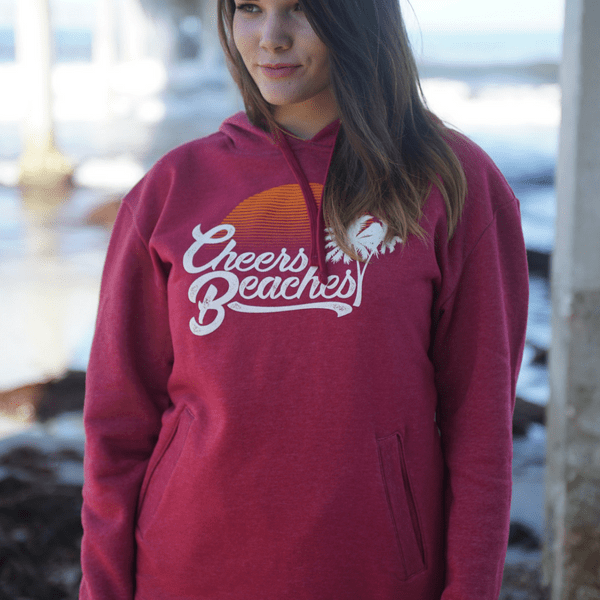 Cheers Beaches Retro Palm & Sunset Sweatshirt - Cheers Beaches