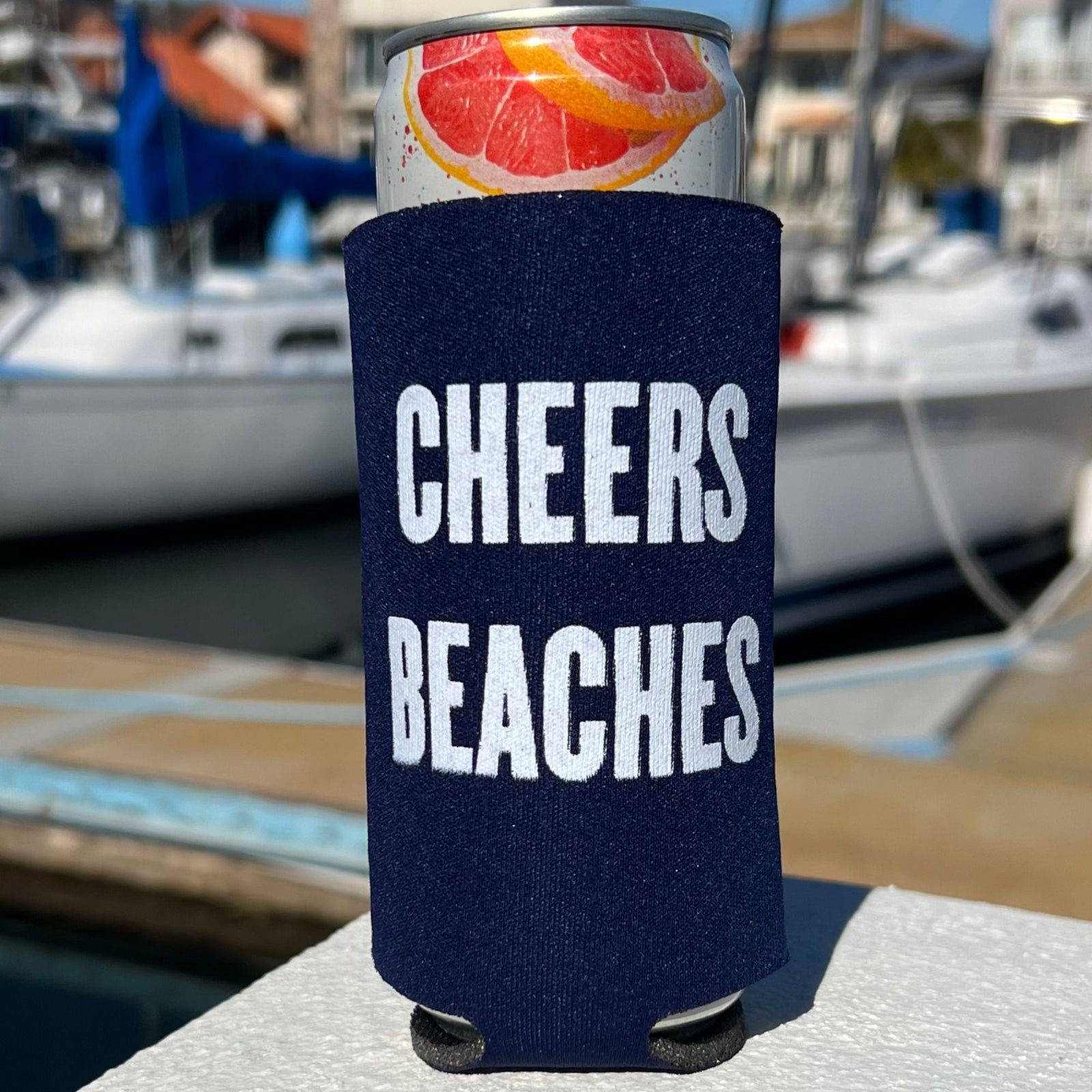 Cheers Beaches® Slim Can Coolers - Cheers Beaches