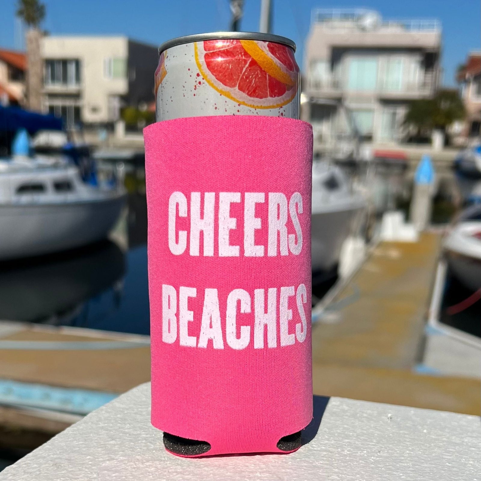 Cheers Beaches® Slim Can Coolers - Cheers Beaches