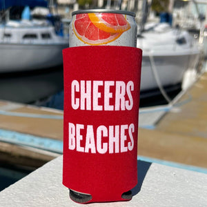 Cheers Beaches® Slim Can Coolers - Cheers Beaches