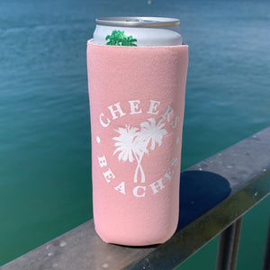 Cheers Beaches® Slim Can Palm Tree Can Cooler - Cheers Beaches
