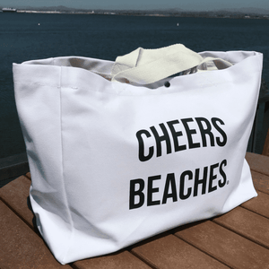 Cheers Beaches Waterproof Tote Bag - Cheers Beaches