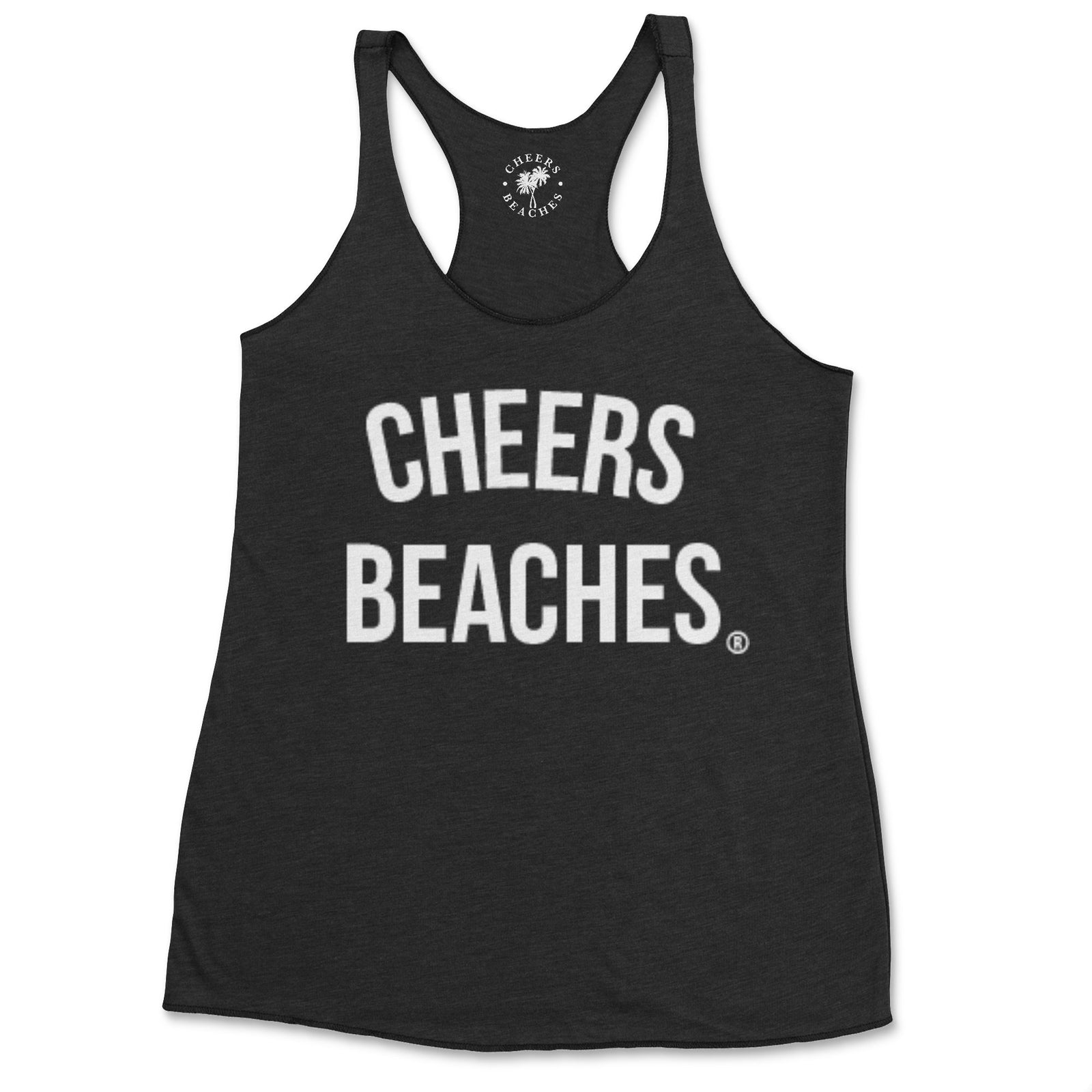Cheers Beaches Woman's Racerback Tank - Cheers Beaches