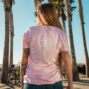 "No Worries No Hurries" Cheers Beaches Palm Tree T-shirt - Cheers Beaches